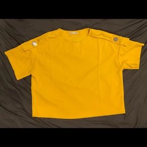 Zara Cropped Blouse